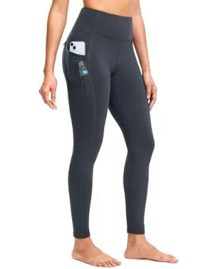 G Gradual Women's Fleece Lined Leggings w/ 5 Pockets