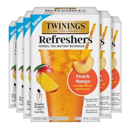 30-Packets Twinings Refreshers Herbal Tea Instant Beverage