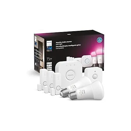 Philips Hue Lighting Products: Extra 22% Off: Philips Hue Secure Starter Kit