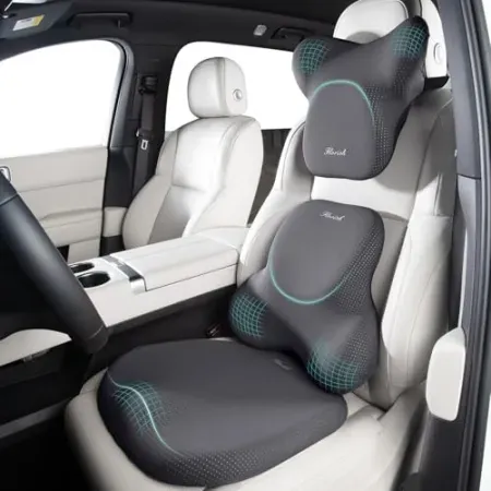 3-Piece FLORICH Seat / Back / Neck Car Seat Cushion