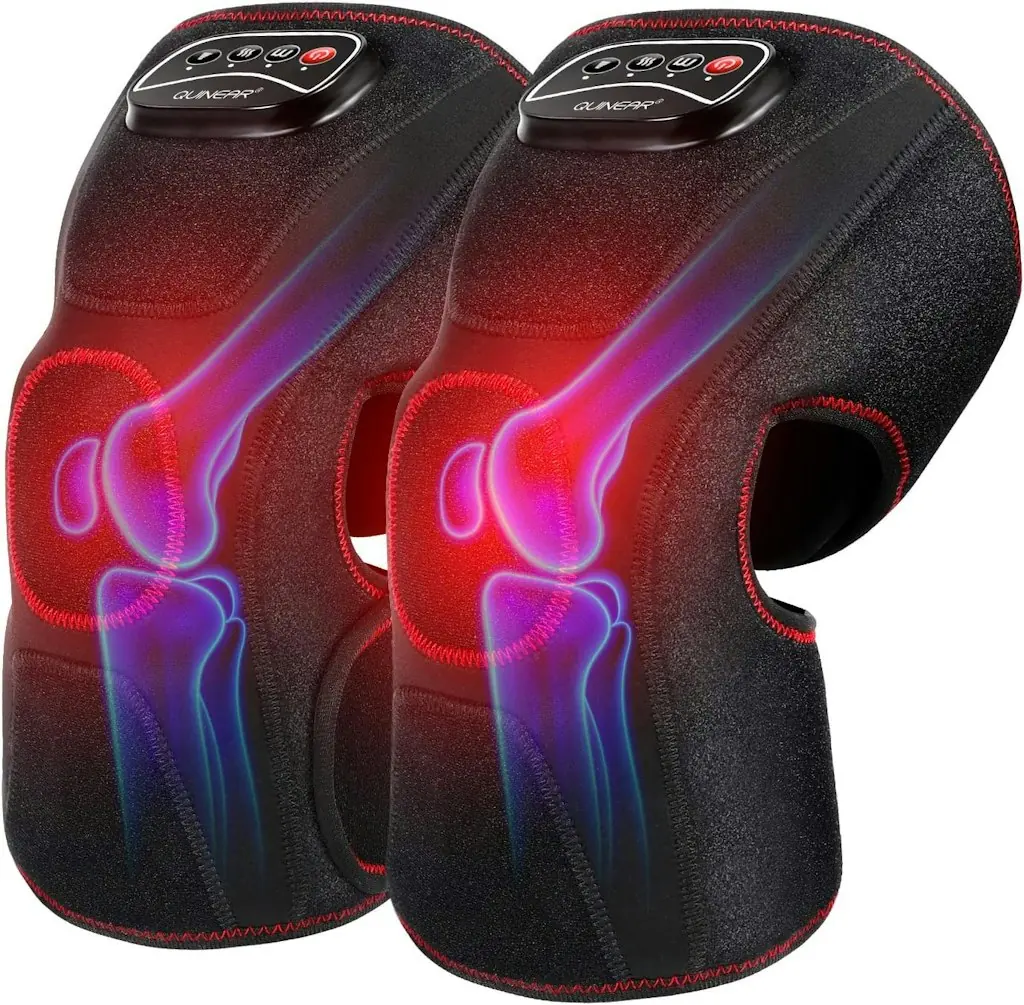 Quinear Air Compression Heat Knee Massager