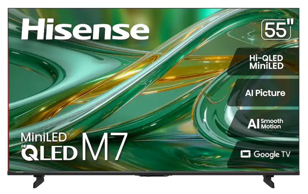 Hisense 55M7SR M7 MiniLED Series 55" 4K UHD Smart Roku TV