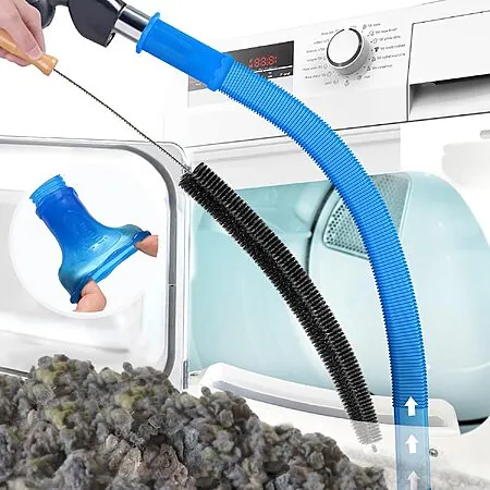 2-Pc PetOde Dryer Vent Cleaner Kit w/ Lint Brush & Vacuum Hose Attachment