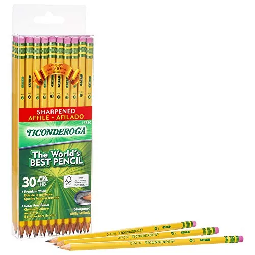 Ticonderoga Pre-Sharpened Pencils 180-Count