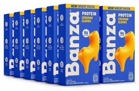 12 Boxes Banza Wheat Protein Mac & Cheese