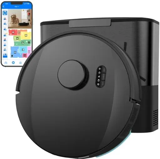 bObsweep UltraVision Self-Emptying Robot Vacuum and Mop with 180-Day Dock