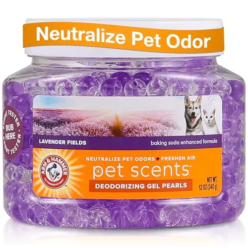 Arm & Hammer Pet Scents Deodorizing Gel Beads 12-Ounce (Lavender)