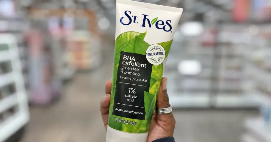 St. Ives BHA Green Tea & Bamboo Face Scrub 6oz