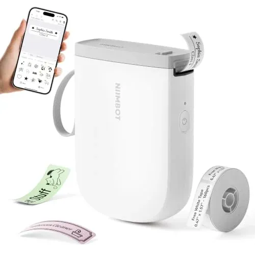 300 DPI Bluetooth Label Printer w/tape