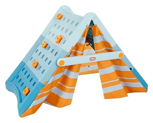 Little Tikes Campin' & Climb 2-in-1 Climbing Wall & Tent Indoor/Outdoor Playset