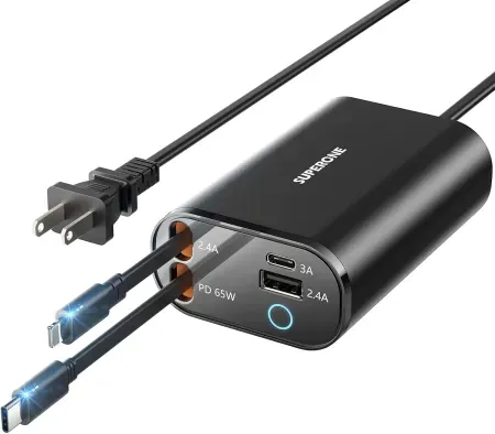SUPERONE 104W GaN 4-in-1 Desktop Charging Station