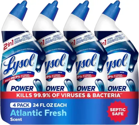 4-Pack 24-Oz Lysol Power Clinging Gel Toilet Bowl Cleaners
