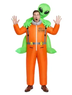 COOLWUFAN Inflatable Alien Costume with 2 Fans