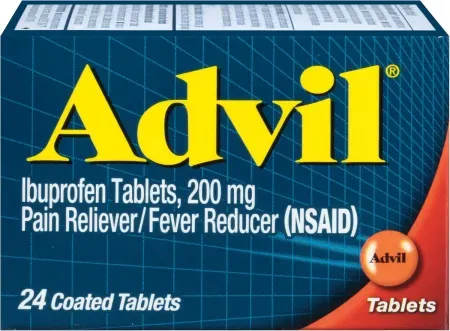 24-Count Advil Ibuprofen Tablets (200mg)