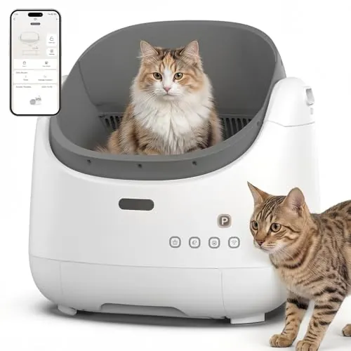 Automatic Self Cleaning Litter Box 100L w/App