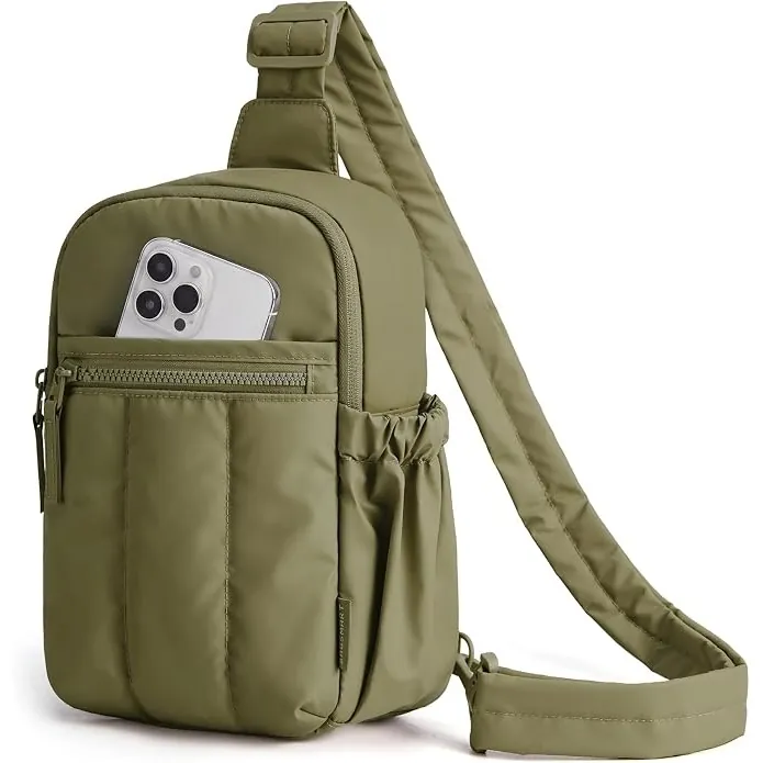 Bagsmart Quilted Puffer Crossbody Sling Bag