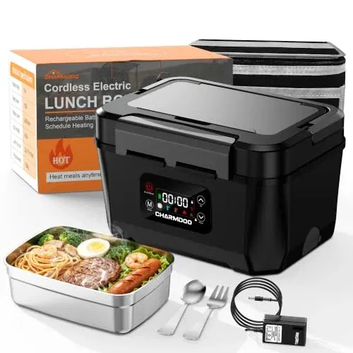 Cordless Electric Rechargeable Food Warmer