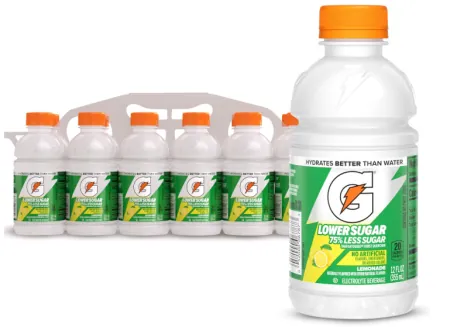 12-Pack 12oz Gatorade Lower Sugar Electrolyte Sports Drink