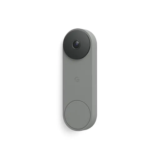 (Resale) Google Nest Doorbell (Wired, 3rd Gen) - 2K Video, Live View - Hazel (Used - Like New)