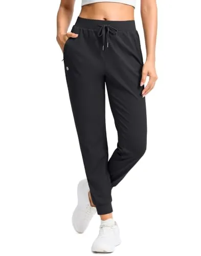 G Gradual Women's Joggers w/ Zipper Pockets