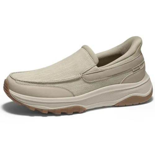Coostar Men's Slip-On Canvas Orthopedic Walking Shoes