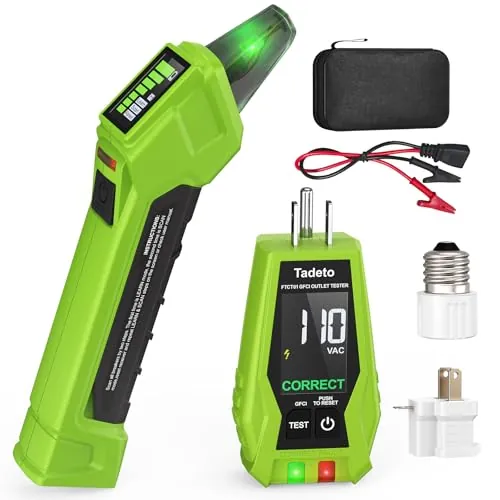 Tadeto Circuit Breaker Finder Tool with Dual LCD Display