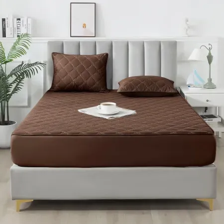 3-Piece SUVAMJAM Waterproof Mattress Pad Fitted Protector