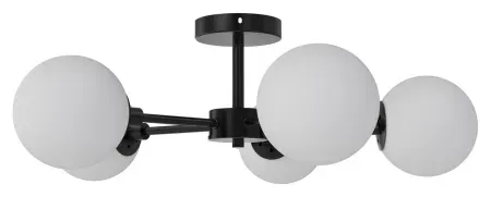 Better Homes & Gardens Five Globe Flush Mount Ceiling Light w/ Dimmable Bulbs