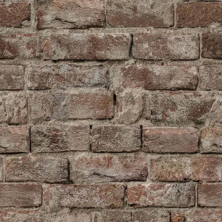 Red Brick Peel & Stick Wallpaper 78.7" x 17.3" Roll