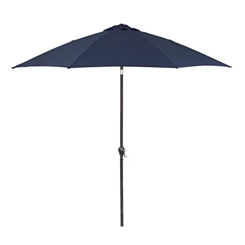 Sunline 9 ft Patio Umbrella with Crank & Push Button Tilt