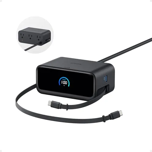 Anker Nano Charging Station 100W 7-in-1 Retractable Charger