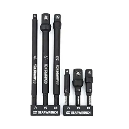 6-Piece GearWrench 1/4" Drive Hex Shank Impact Socket Extensions