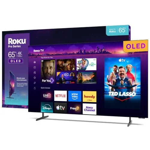 Roku 65-Inch Pro Series Smart TV | 4K OLED 120Hz