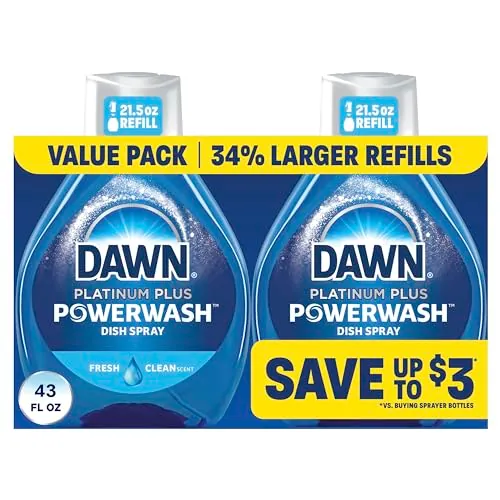 Dawn Platinum Plus Powerwash Dish Spray Refills 2-Pack