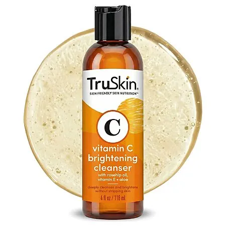 Prime Members: 4-Oz TruSkin Vitamin C Brightening Face Wash w/ Rosehip Oil