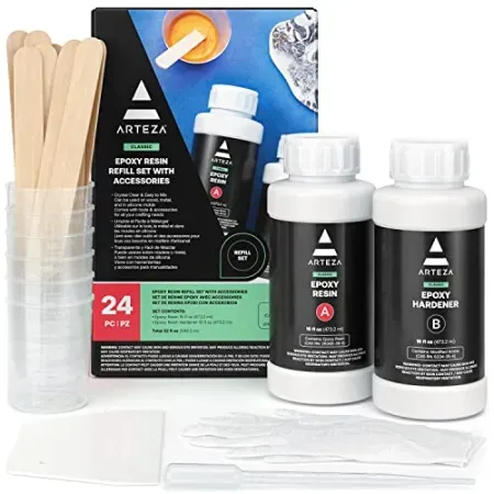24-Piece Arteza Epoxy Resin Kit