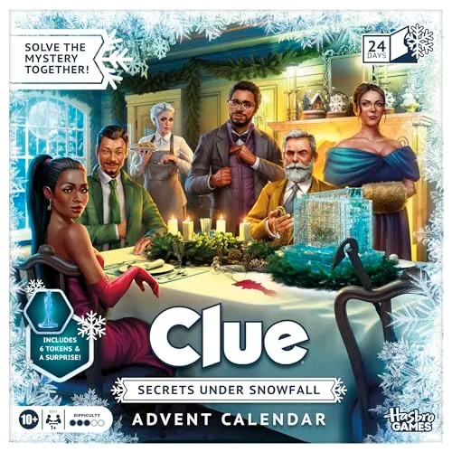 Clue Advent Calendar: Secrets Under Snowfall | 24 Days