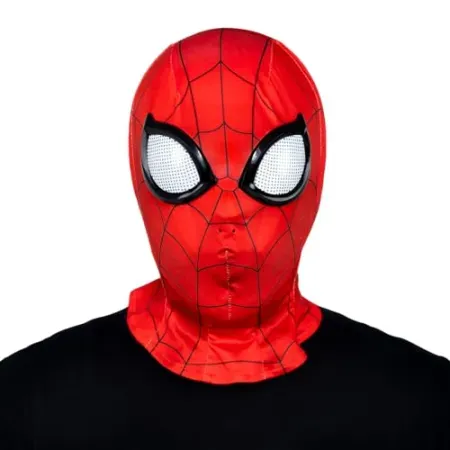 Jazwares MARVEL Youth Spider-man Stretch Spandex Mask w/ Molded Eyes