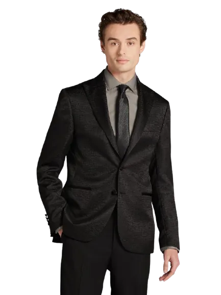 Egara Men's Slim Fit Peak Lapel Dinner Jacket