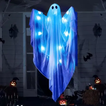 JOYIN 47" Halloween Hanging Light up Ghost