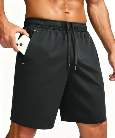 Little Beauty Men's 9" Gym Athletic Shorts w/ Pockets