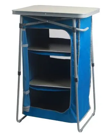 Ozark Trail 3-Shelf Collapsible Cabinet w/ Table Top