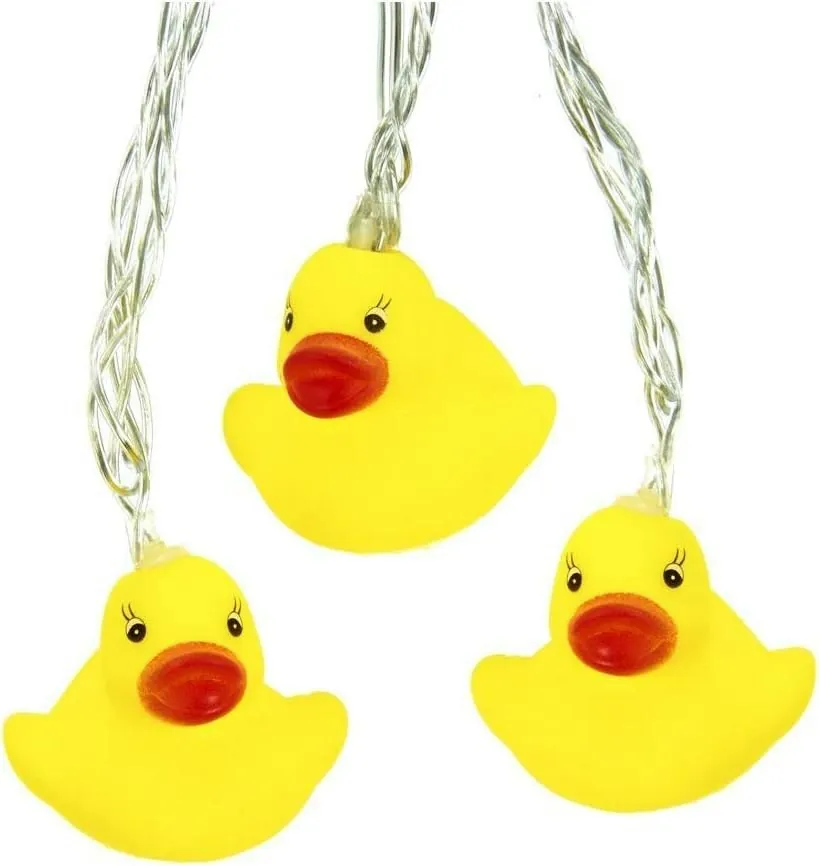 Kurt Adler 10-Light Yellow Duck LED Light Set