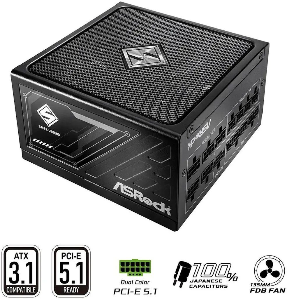 ASRock Steel Legend SL-850G 850W Full Modular Power Supply