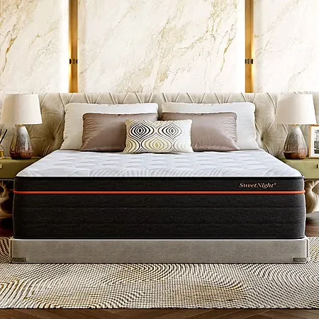 Sweetnight Twilighty 16" Cooling Gel Memory Foam Hybrid Mattress (Queen)