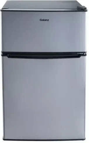 Galanz 3.1 Cu.Ft. Energy Star Two-Door Compact Mini Fridge w/ Freezer