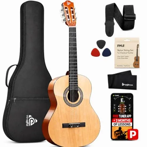 Pyle Beginner Acoustic Guitar Kit