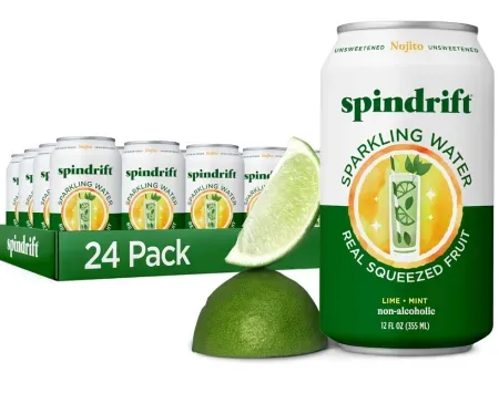 24-Pack 12oz Spindrift Sparkling Water
