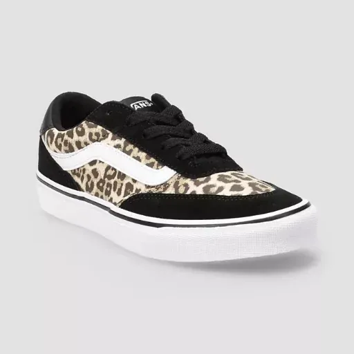 Vans Brooklyn Women's Leopard Lace-Up Casual Sneakers
