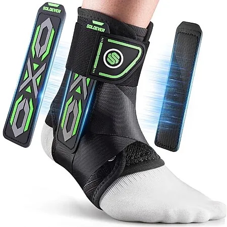 SOLOEVER Adjustable Lace-Up Ankle Support Brace (Medium)
